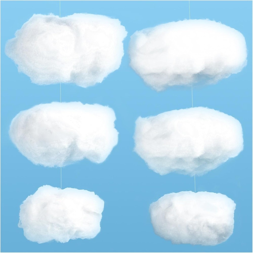Artificial Cloud Props, Imitation 3D Cloud Hanging Decorations, Cloud Shape Room