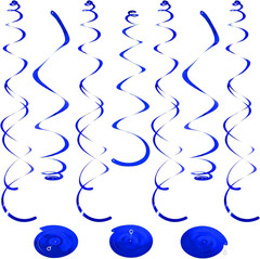 24 PCS Pink Hanging Swirl, Sparkle Ceiling Hanging Decorations, Plastic Streamer