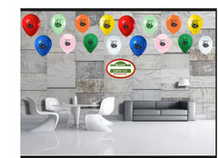 RAMADAN Decoration(11 Pcs) Ramadan Mubarak BALLOON+BANNER Islamic Gift Eid Decor