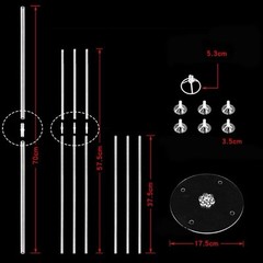 Balloon Base Stand Kit-5 pack
