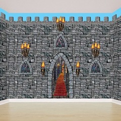 Beistle Stairway, Window & Torch Party Props