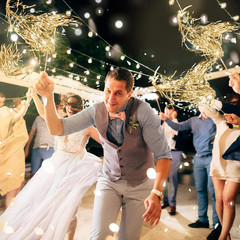48 Lighted Wedding Wands LED Tinsel Streamers Party Favors for Events