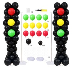 Traffic Light Balloon Column Stand Kit 2 Sets,Adjustable Metal Tubes with 148…