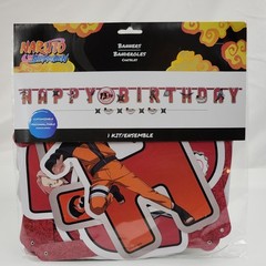 Anime Naruto Shippuden Happy Birthday Banner Set Party Supplies 2007 Kit New