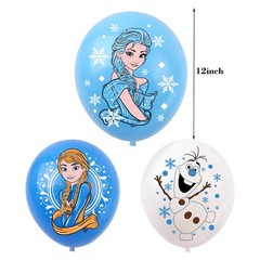 Frozen Theme Birthday Party Supplies Set Balloon Banner Cake Toppers