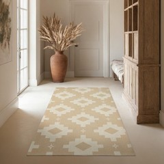 3×5 ft Boho Rugs for Entryway Washable Area Rug, Non Slip TPR Backed Entry Ru…