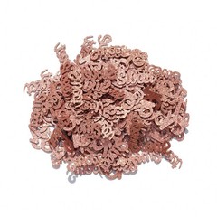 Sweet 16 Confetti Number 16 Birthday Table Decorations Rose Gold Glitter