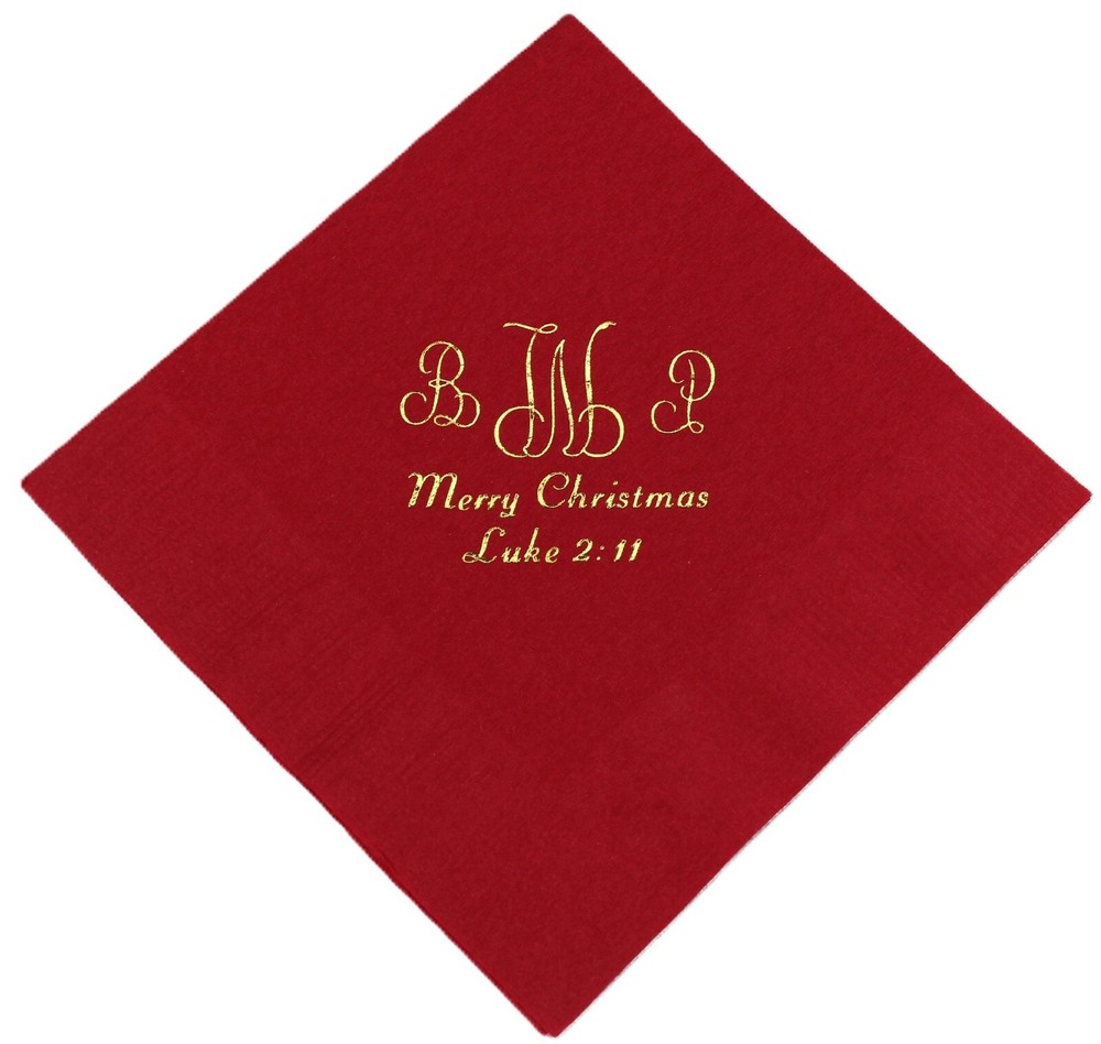 50 personalized cocktail napkins wedding graduation party birthday party custom