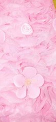 Girls First Birthday Party Decoration Princess #1 Pink Flowers Hand Made 1 Year