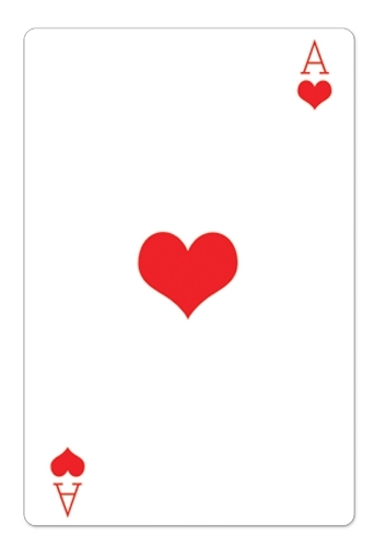 Ace of Hearts Playing Cards Cardboard Cutout 154cm Tall-Great for Casino Parties