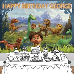 Good Dinosaur Personalised Custom Banner Backdrop Party Supplies Birthday Gift