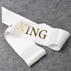 «Prom King» and «Prom Queen» Sashes – Graduation Party School Party Accessori…
