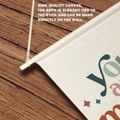 You Are Magic Canvas Hanging Pennant Flag Banner,Inspirational Hanging Wall C…