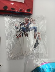 Spider Man Birthday Party Decor Banner Cake Toppers Balloons Tapestry Tablecover