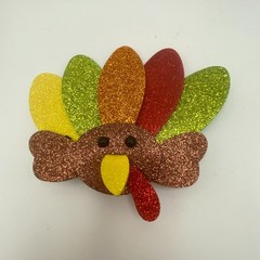 Thanksgiving Decor Glitter Holiday Wraps Bottle Jar Mug Candle Set 2 Wraps