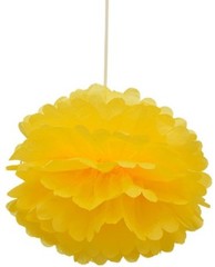 Celebration Colorful Tissue Pom Pom Hangers 12 Inch 2/Pk, Select Color