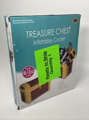 Beistle Inflatable Treasure Chest Cooler 17″ x 24″ 50988 New In Box