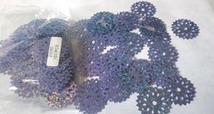 CraftbudyUS 100pcs x29mm LILAC Circle Design for Table Confetti/Craft