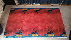 Spider-Man Birthday Banner Backdrop Letters Tablecloth 3 Set
