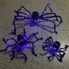 Halloween Large Spider Light Up Haunted House Prop Outdoor Indoor Party Decor ET