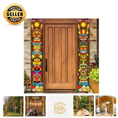 Lightweight Tiki Party Decorations – 2 Pack Banner for Summer Celebrations