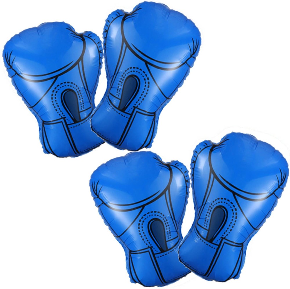 Boxing Gloves Balloons Pack of 4 Boxing Party Decorations Boxing Wrestle Match P