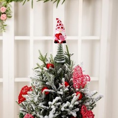 Gnome Miniature Tree Topper, 5.1 Inches Mini Resin Gnome Valentines Day