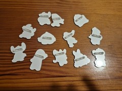Lilo And Stitch 86 Piece Party Bundle 12 Each Keychain/Bracelet/Pin 50 Stickers