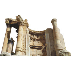 H13647 Temple of Venus Columns Roman Ruins Baalbek Lebanon Cardboard Cutout Stan