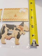 2 PACKS NOS VINTAGE MIDWEST IMPORTER PAPER GARLAND 🐄 COWS 100″ MADE IN TAIWAN