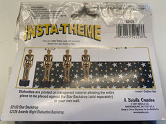 Beistle Insta-Theme «Award Night Male Statuettes Backdrop» Wall Mural 4×30 Ft.