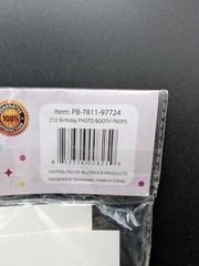 21st Birthday Photo Booth Props 41-pc Kit 8×10-Inch Sign Photo Booth Props