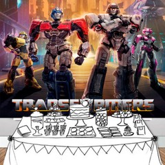 Transformers One 2024 Party Supplies Birthday Decorations Backdrop Banner 7x5ft