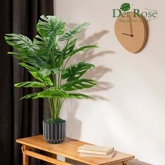 Der Rose 28» Fake Plants Tall Artificial Monstera Faux 28″-Monstera, Green