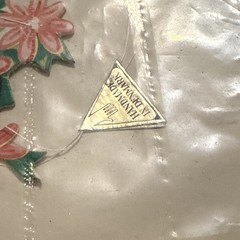 Vintage HONEYCOMB MOBILE Flower Parasol Jali Denmark Baby Shower