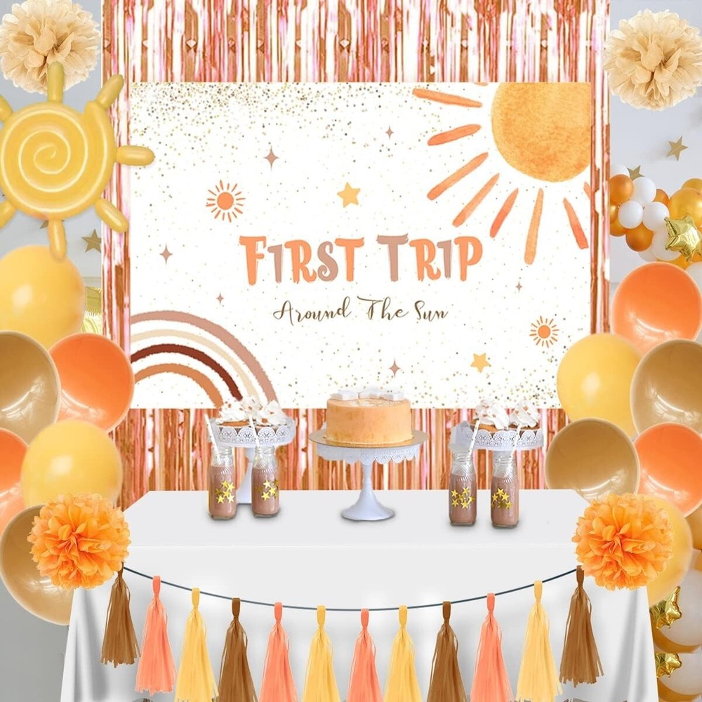 Decorating Dessert Table Background Good for First Birthday Baby Shower Party