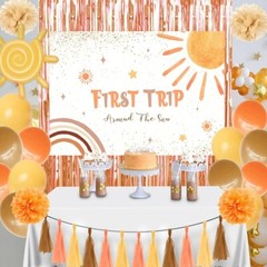 Decorating Dessert Table Background Good for First Birthday Baby Shower Party