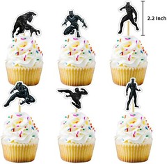 52pcs Black Panther Birthday Party Supplies Home Decoration Kids Ballons Banner