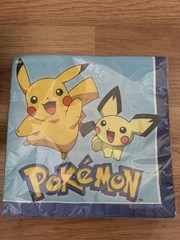 New Pikachu Pokémon Theme￼ Birthday Decorations Party streamers paper napkins