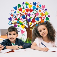 102 Pcs Classroom Tree Bulletin Board Decorations Set Back to School Decorati…