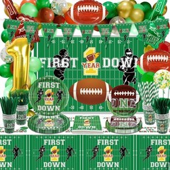 First Year Down Birthday Party Decorations, Include First Year Down Banner, B…