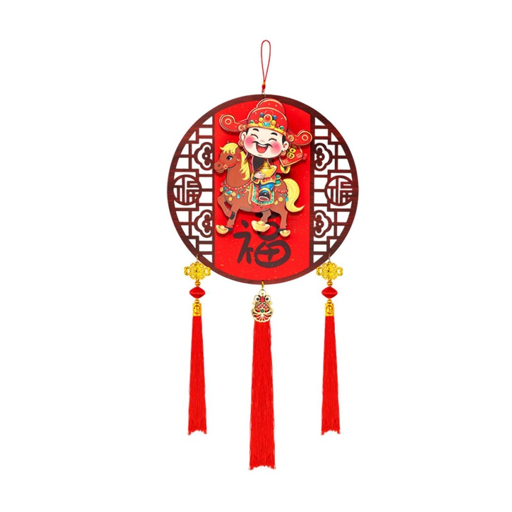 Chinese New Year Hanging Decoration God of Wealth for Parties Office Tree