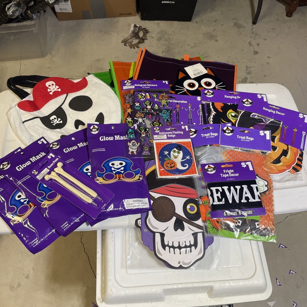 Halloween Pack of Party Supplies and Decorations (See description for more!)