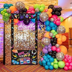 90s Party Decorations Photo Booth Props – 1990s Throwback Theme Party Frame &…