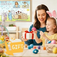 Giant Easter Coloring Posters for Kids – 2PCS 35″ x 31″ Paper Coloring Banner…