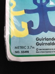 Beistle Creation Anchor Garland 12’ X 3 Pkgs. No. 55498 New NOS Nautical Party