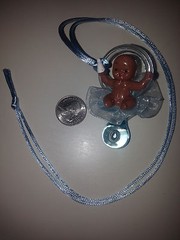 Pacifier Necklaces African American Baby Shower Game Favors Prizes U-Pick Colors
