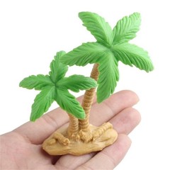 Vibrant Green Coconuts Tree Model for DIY Landscape and Garden Designs