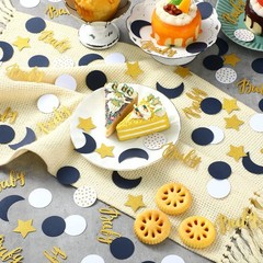 400 PCS Baby Shower Confetti Decorations Table Dots Gender Reveal Moon Star