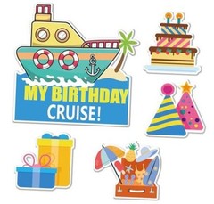 Birthday Cruise Door Decorations Magnetic for Cruise Ship Cabin Door Theme